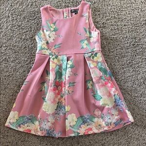 DKNY Pink Floral Kids Dress